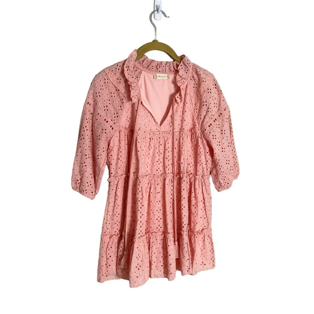 Altar’d State Eyelet Oversized Blouse Swing XS